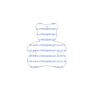 Acrylic Teddy Baby on Board sign Window sign Car Sign With Suction Cup