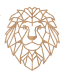 4mm mdf Geometric Lion Head