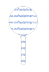 3mm Round Balloon Acrylic Cake Topper