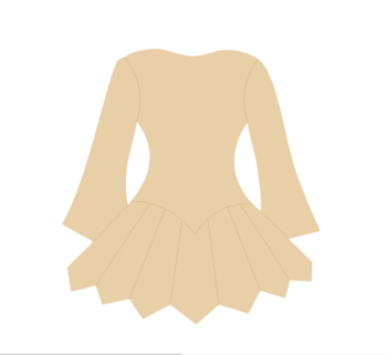 9mm mdf Irish Dance Dress Design 2