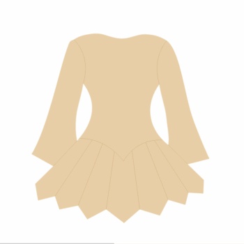 9mm mdf Irish Dance Dress Design 2