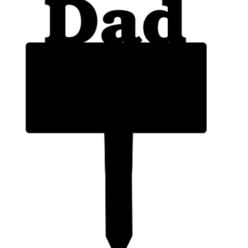 Acrylic Dad Memorial Stake