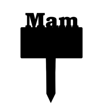 Acrylic Mam Memorial Stake