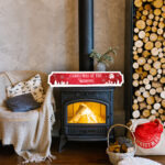 Christmas at the anyname Street Sign - Red Xmas