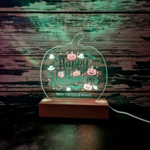 Pumpkin LED Light - Happy Halloween Pumpkins