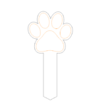 engraved paw grave marker