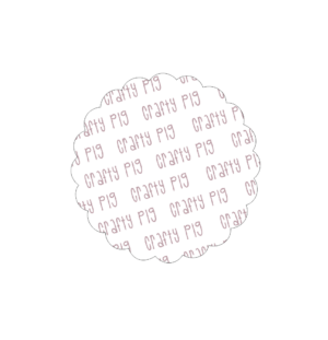 15cm Scalloped Acrylic Circles (Pack of 10)