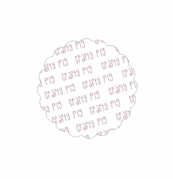 15cm Scalloped Acrylic Circles (Pack of 10)