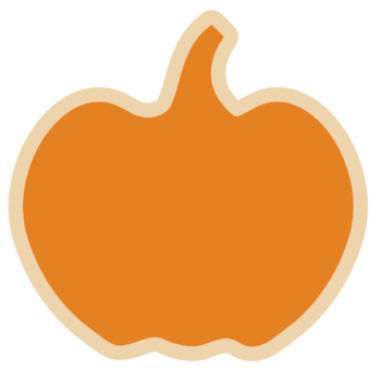 18mm Oak Veneer Pumpkin with Acrylic front layer