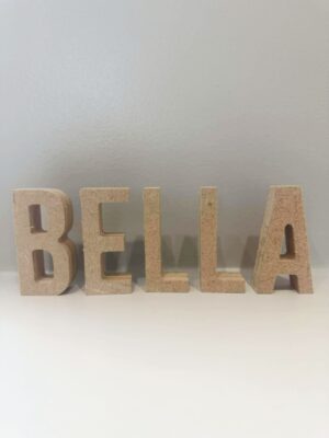 7cm high mdf letters