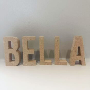 7cm high mdf letters